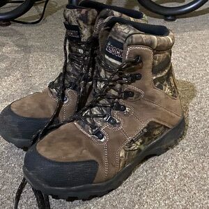 Rocky Brown and Black Outdoor Boots